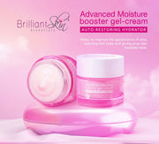 Brilliant Skin Essentials Advanced Moisture Booster Gel-Cream 50g helps skin feel soft smooth and comfortable.
