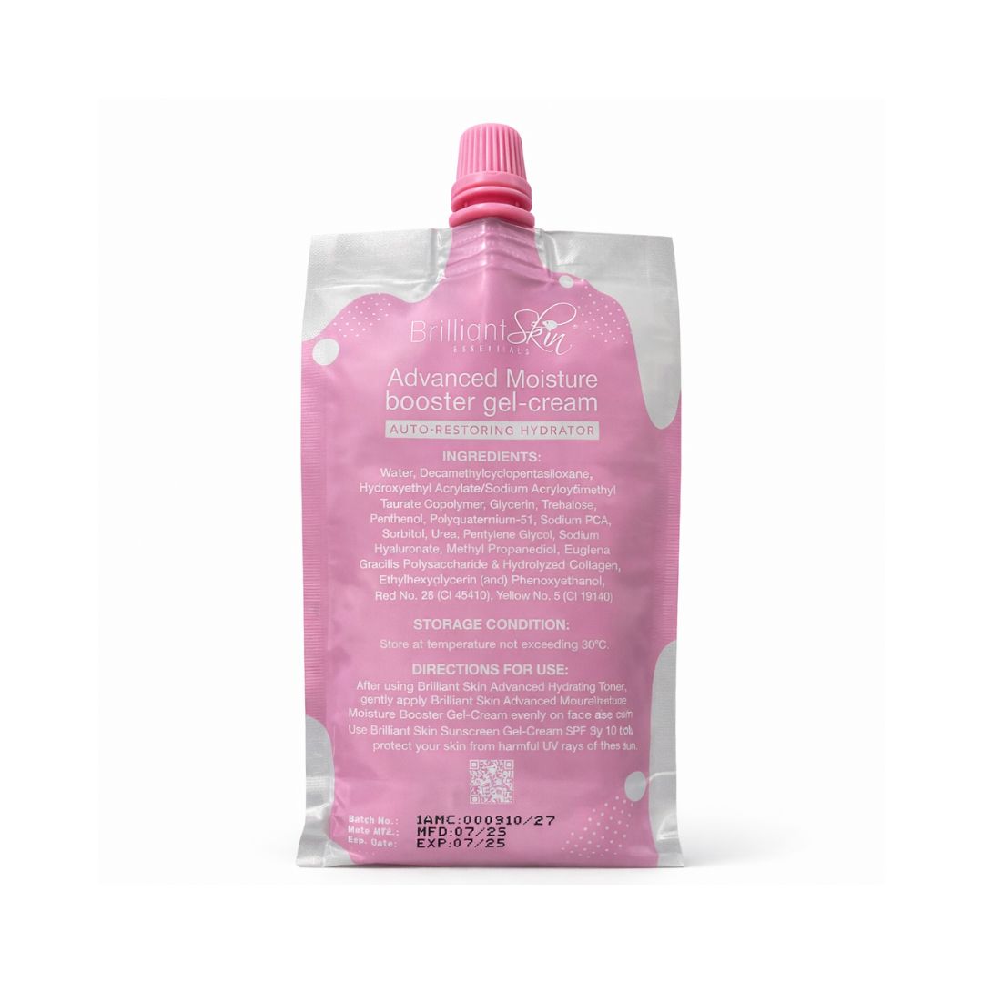 Brilliant Skin Essentials Advanced Moisture Booster Gel-Cream fast absorbing facial moisturizer with smooth finish