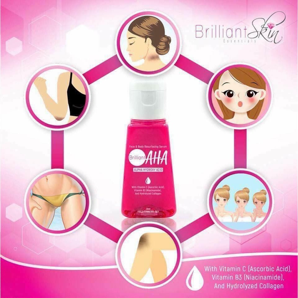 Brilliant Skin Essentilals AHA Face and Body Resurfacing Serum (30ml)