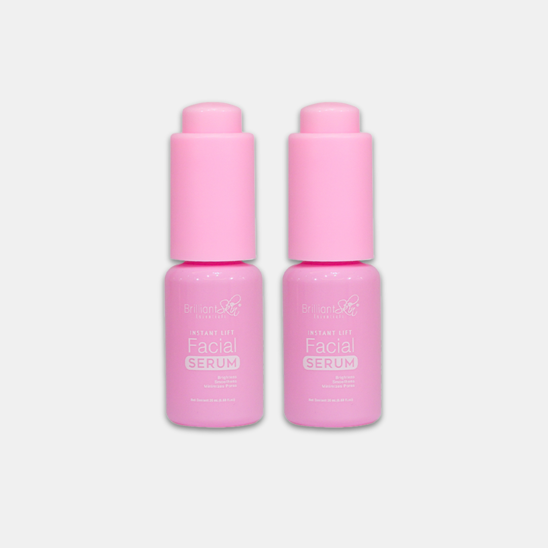 2 Bottles Brilliant Skin Essentials Instant-Lift Serum - Brightening & Smoothening, 20ml