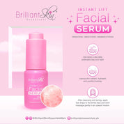 2 Bottles Brilliant Skin Essentials Instant-Lift Serum - Brightening & Smoothening, 20ml