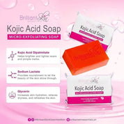 Brilliant Skin Essentials Micro-Exfoliating Kojic Soap 135g Ingredients