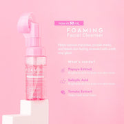 omplete skincare set by Brilliant Skin Essentials with Facial Cleanser, exfoliating AHA Serum, Glutathione Soap