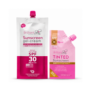 Brilliant Skin Sun Care Bundle featuring daily UV protection and lightweight skincare essentials