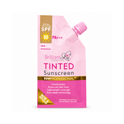 Brilliant Skin Tinted Sunscreen SPF50 PA++++ with broad spectrum UVA UVB daily face protection
