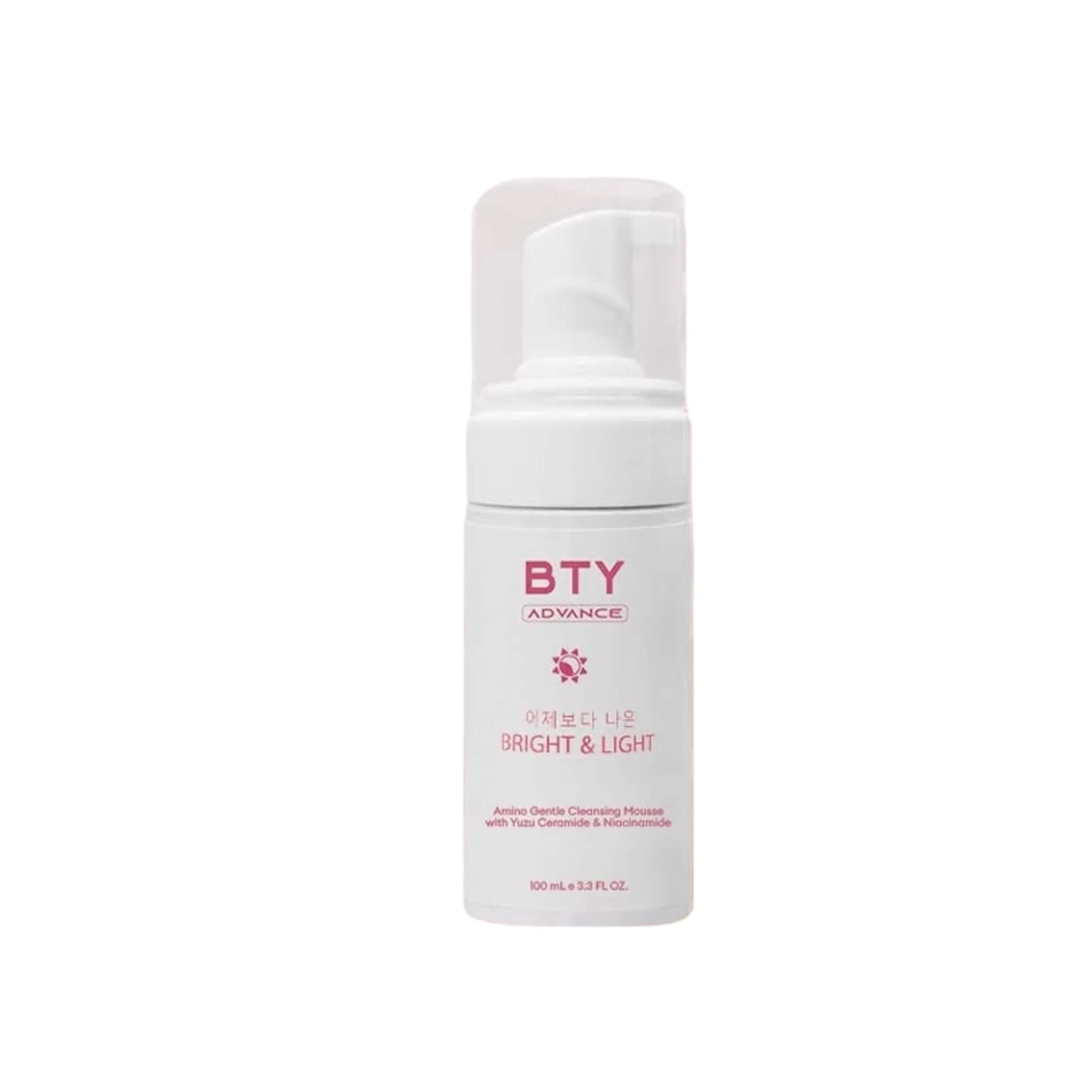BTY Advance Bright & Light Amino Gentle Cleansing Mousse 100ml for daily use