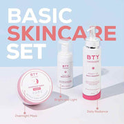 BTY Advance Complete 3-Step Skincare Routine Bundle Daily Radiance SPF45 250ml for hydration and protection
