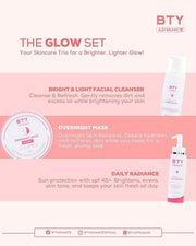 BTY Advance Complete 3-Step Skincare Routine Bundle lightweight, hydrating formula for comfortable wear