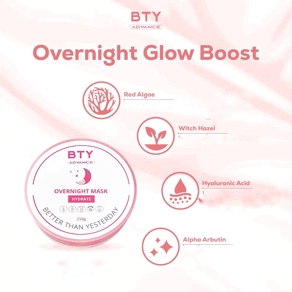 BTY Advance Overnight Mask deep moisturizing treatment for skin