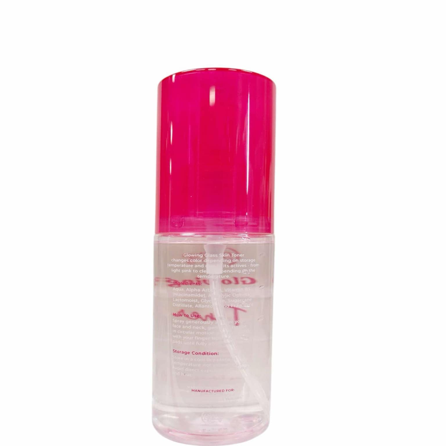 CC Glam & Beauty Glowing Glass Skin Toner 75ml for dewy and radiant finish

