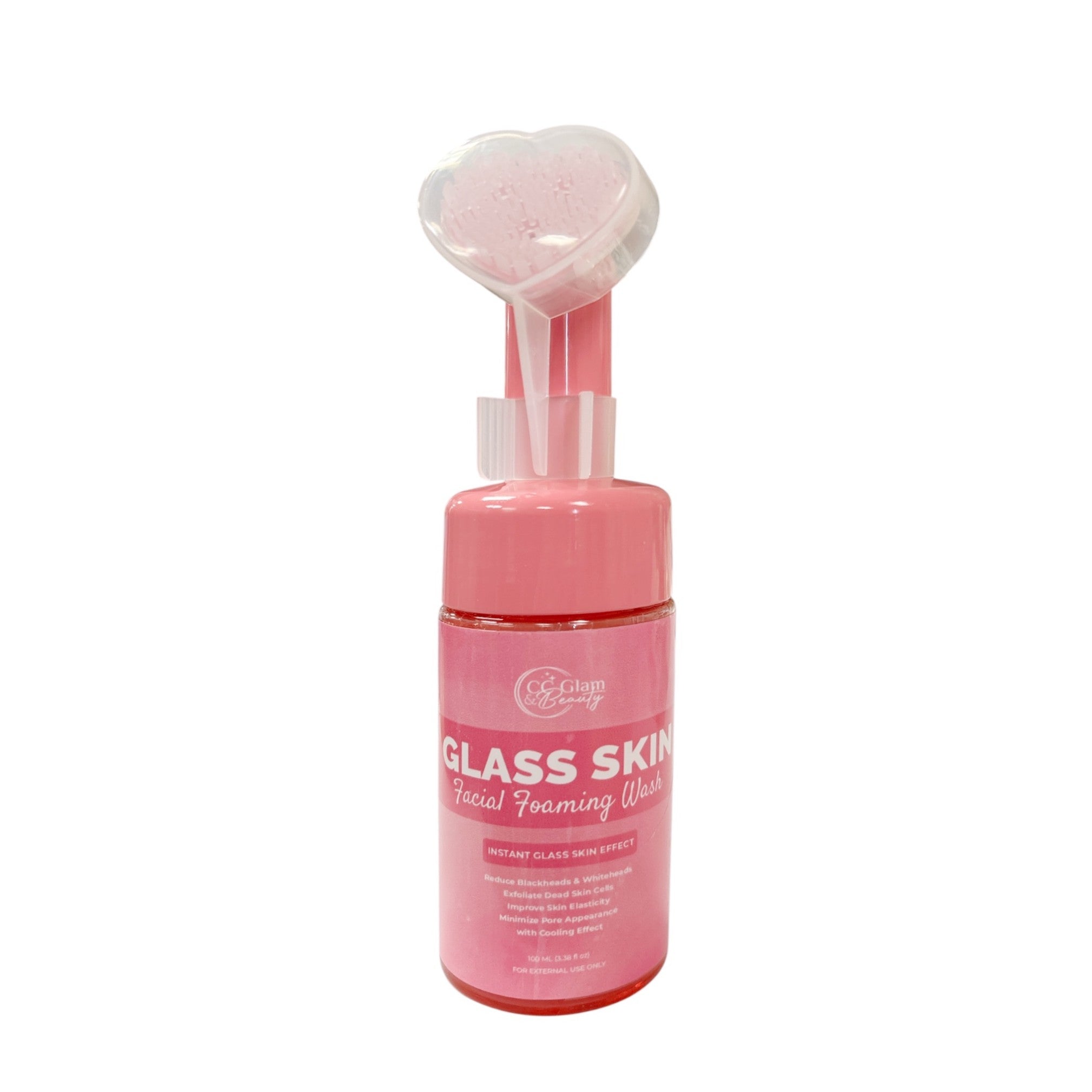 CC GLAM & Beauty Glass Skin Facial Foaming Wash 100ml gentle face cleanser