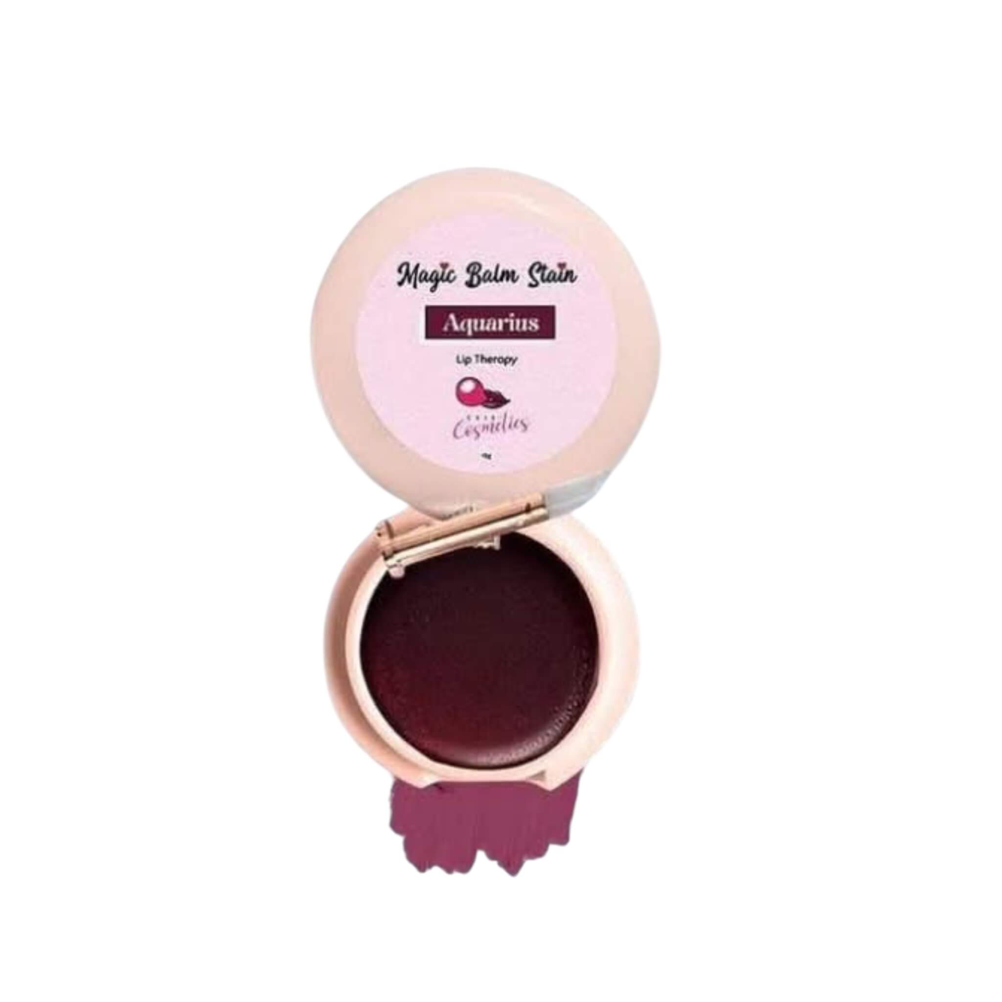 CC Glam & Beauty nourishing magic balm lip therapy 10g jar - Aquarius Plum

