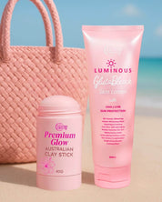 CC GLAM & Beauty Premium Glow Australian Clay Stick - 40g with glow-enhancing Australian clay


