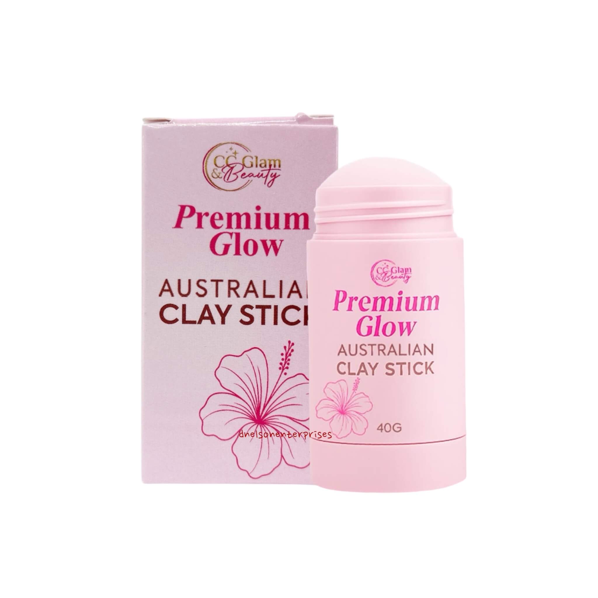 CC GLAM & Beauty Premium Glow Australian Clay Stick - 40g used in daily skincare routine
