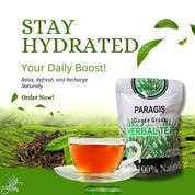 Chef Ayb's Paragis Herbal Tea made with pure goose grass ingredients