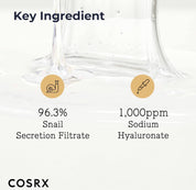 COSRX Snail Mucin Essence for Dry & Sensitive Skin - Moisturizing and soothing Korean skincare (100ml)