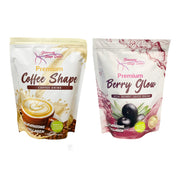 Cris Cosmetics Glowming Shape Detox Berry Glow and Coffee Shape