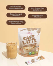 Cris Cosmetics Glowming Café Latte Coffee Drink Mix 20g creamy flavor