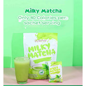 Cris Cosmetics Matcha flavor Collagen and Glutathione supplement drink