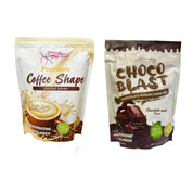 Cris Cosmetics Premium Coffee Shape & Choco Blast - Delicious Energy Boosting & Weight Management Drinks