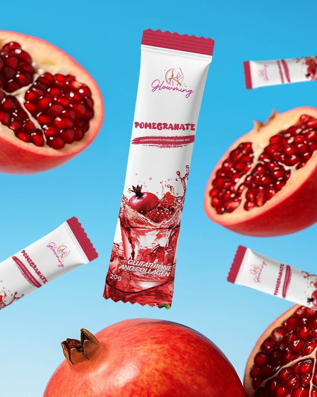 Cris Cosmetics Premium Pomegranate Juice 10 Sachets as a healthy lifestyle choice