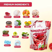 Cris Cosmetics Premium Pomegranate Juice 10 Sachets for an enjoy-anytime drink