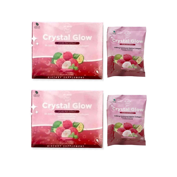 20 Sachets Crystal Glow Lychee Collagen Drink by JRK DREAM