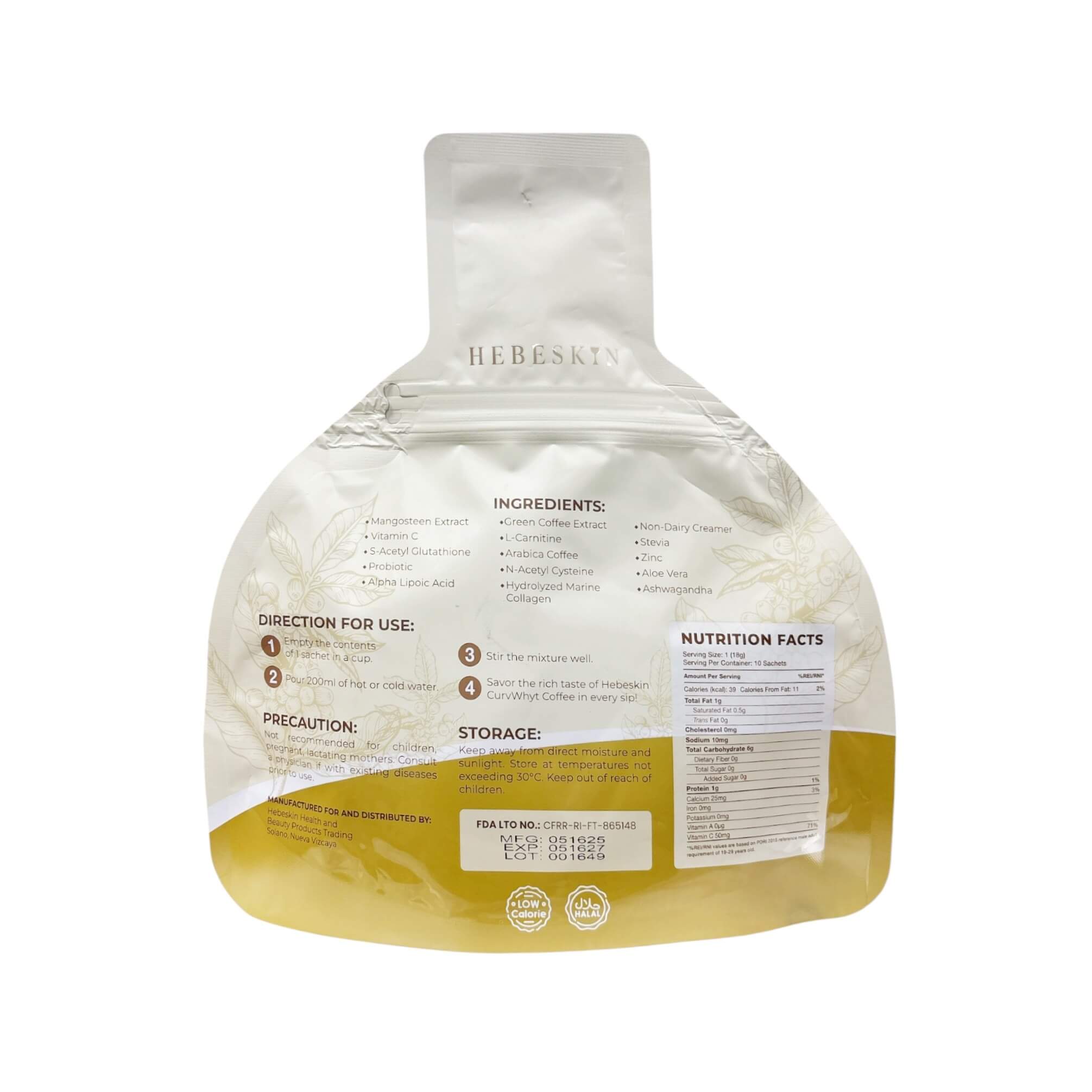 CurvWhyt COFFEE by HEBESKIN with Hydrolyzed Marine Collagen, Probiotic D Nelson Enterprises CurvWhyt COFFEE by HEBESKIN with Hydrolyzed Marine Collagen, Probiotic D Nelson Enterprises