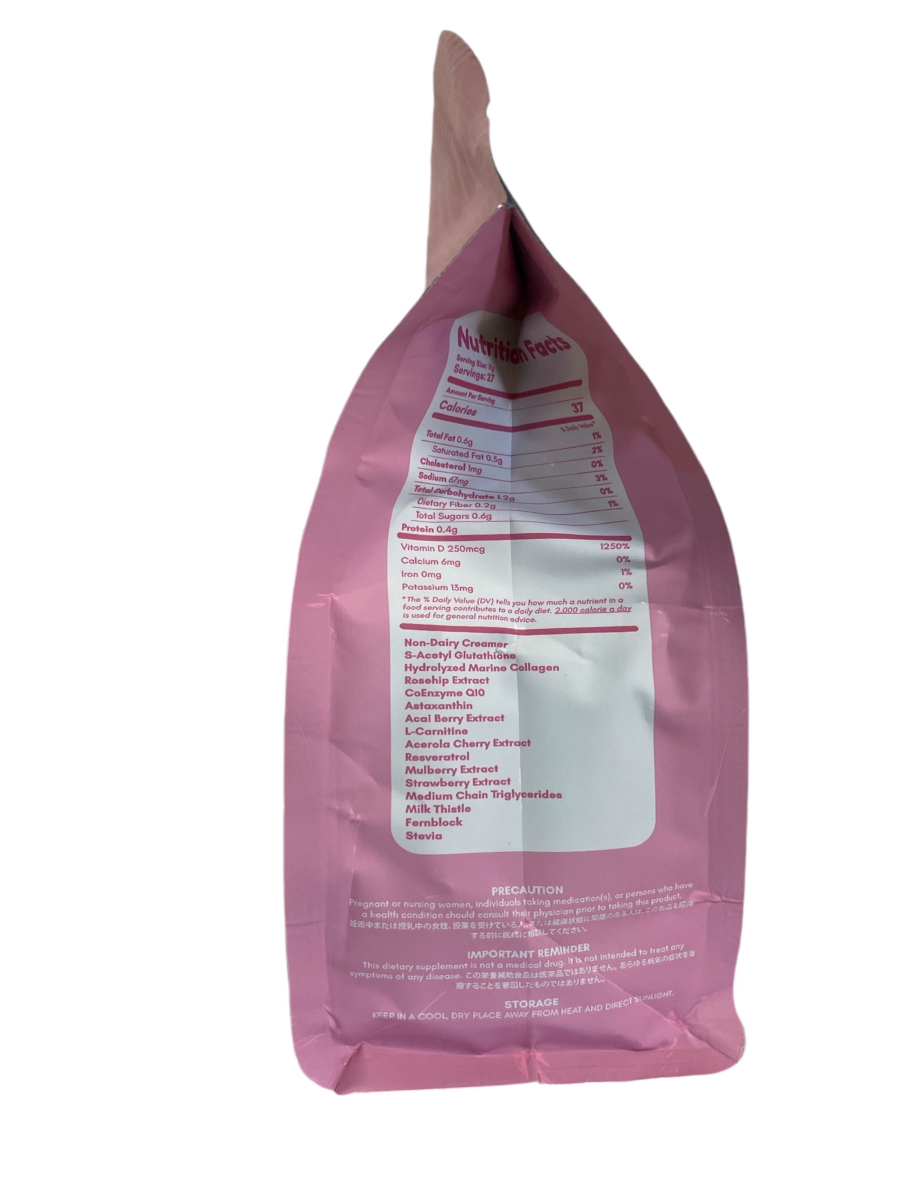 Dear Face Supersized Beauty Milk Premium Japanese Strawberry Glutathione Drink (500g) Dear Face Supersized Beauty Milk Premium Japanese Strawberry Glutathione Drink (500g)