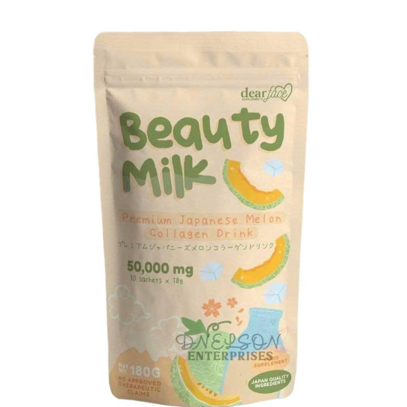 Dear Face Beauty Milk Japanese Melon Collagen Drink