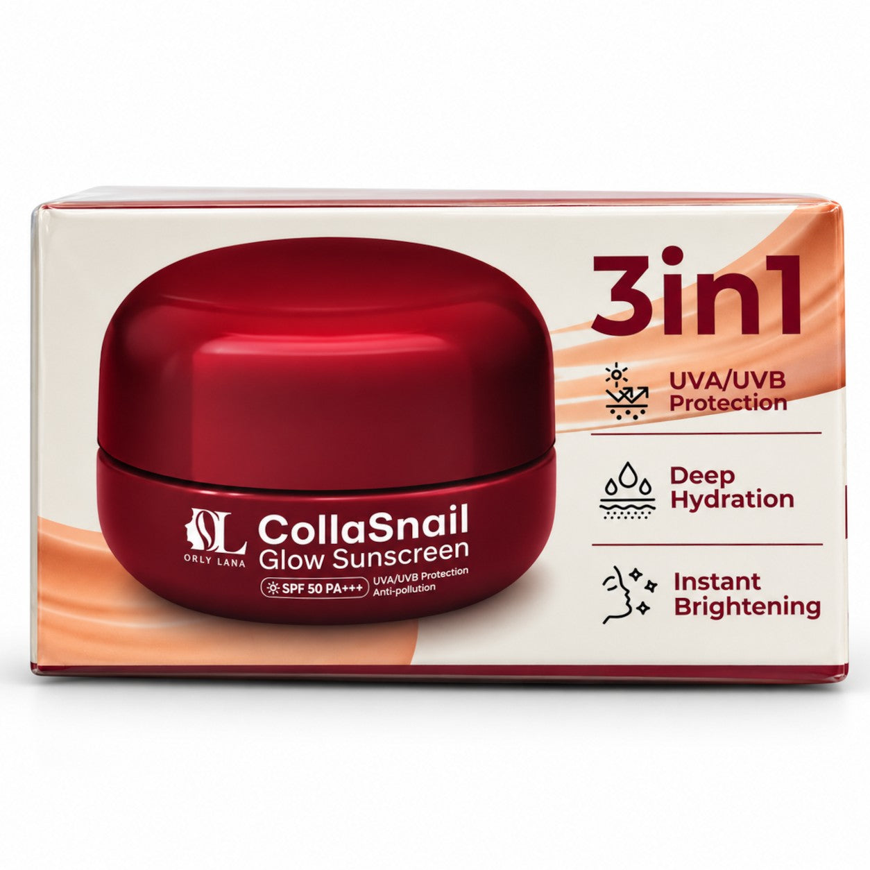 Deli Skin CollaSnail Glow CC Sunscreen designed to help support the skin moisture barrier