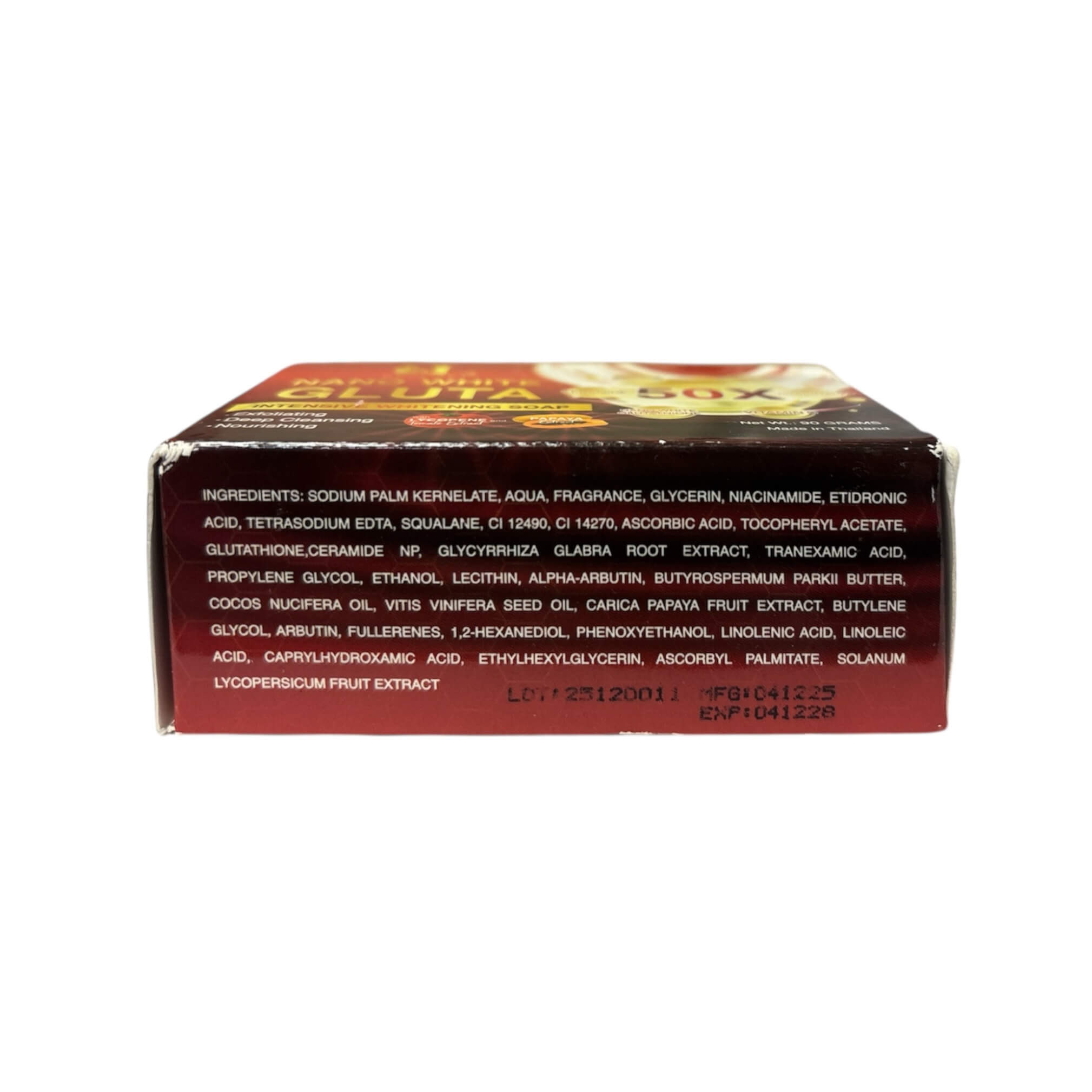 DELI SKIN Nano White Gluta Soap gentle exfoliating cleanser bar for daily use