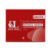 Deli Skin Niacinamide + Retinol Night Moisturizer Cream, 50ml for replenishing daily hydration