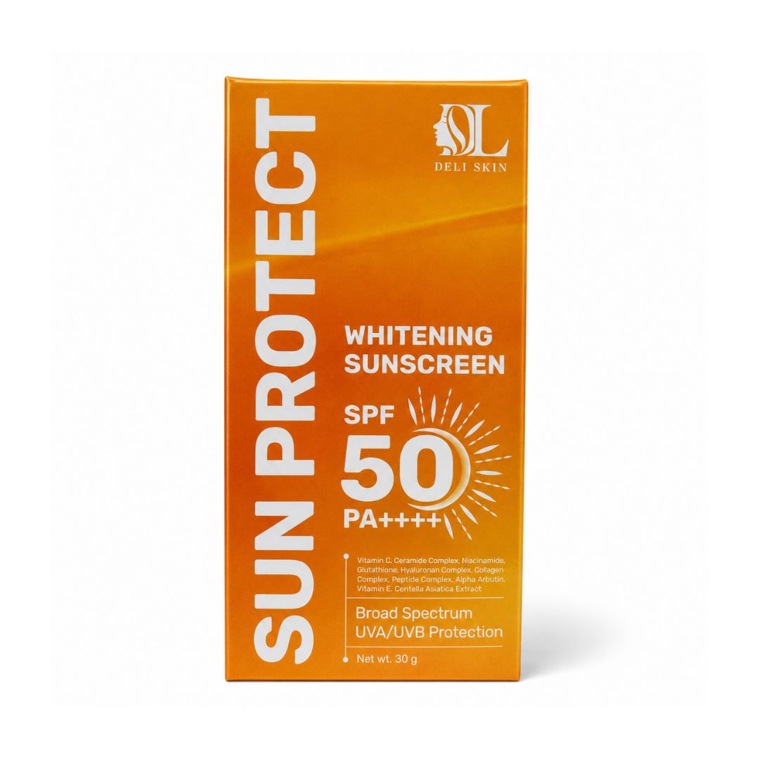 Deli Skin Sun Protect Sunscreen SPF 50 PA++++ 30g daily face sunscreen for smooth everyday suncare