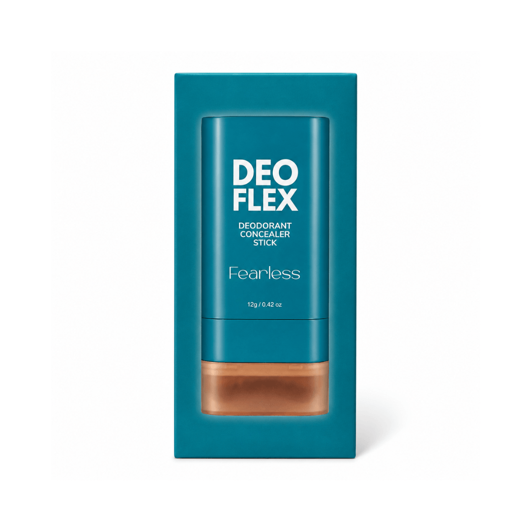 Deo Flex Deodorant Concealer Stick 12g with smooth underarm coverage and natural-looking cosmetic finish for everyday confidence