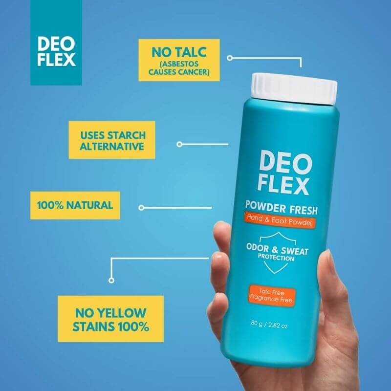 Deoflex Ultra Light Deodorant Spray 48H 60ml gentle on sensitive skin and safe for daily use