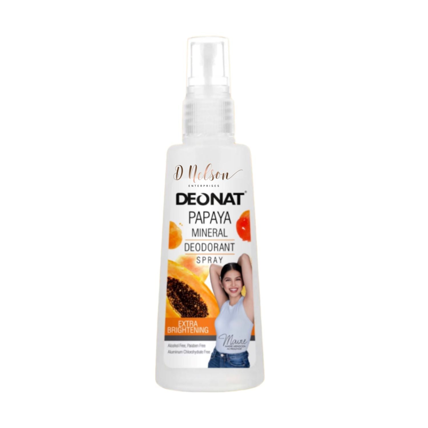 Deonat Mineral Deodorant PAPAYA Underarm Spray 100ml 