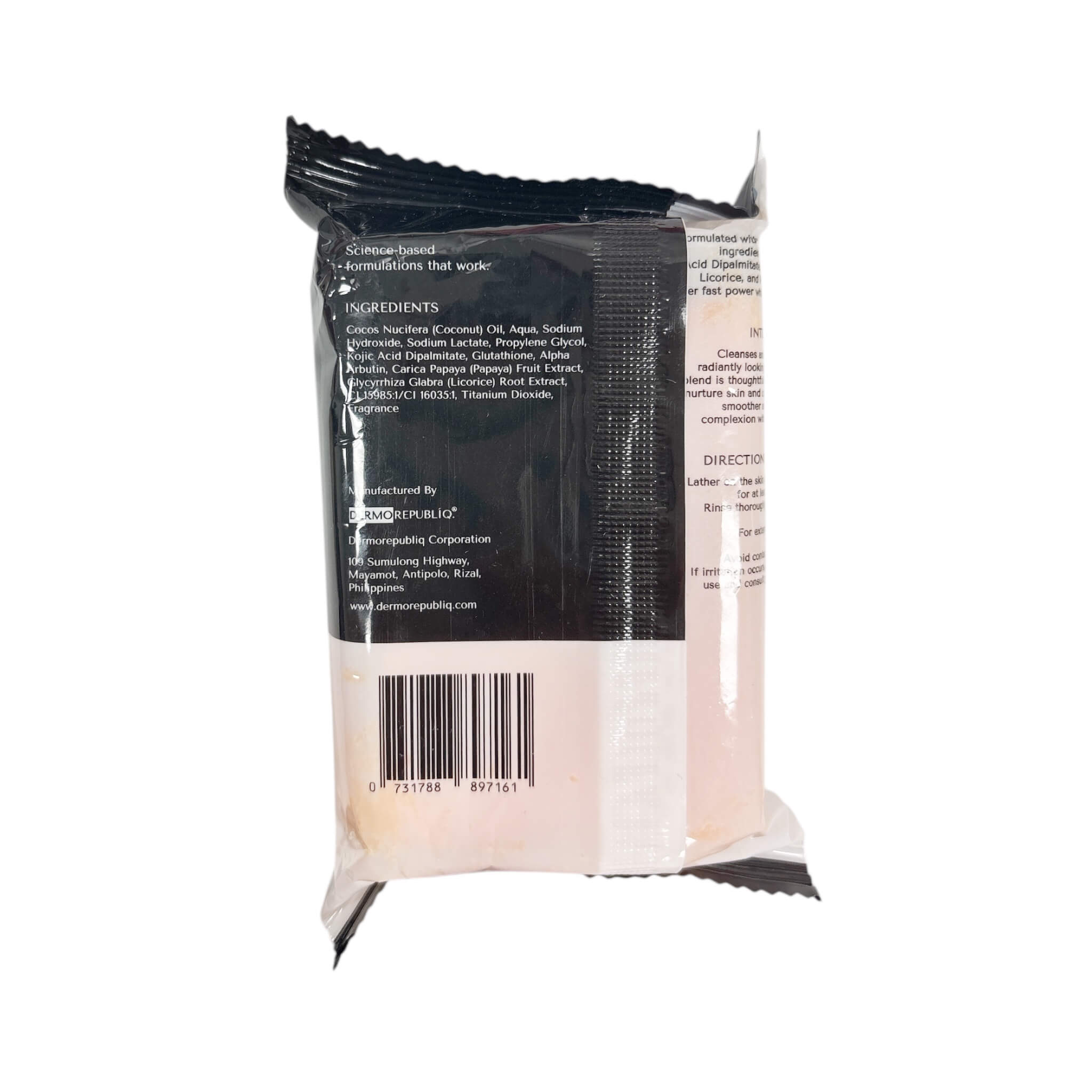 DERMO REPUBLIQ Dermo Body Kojic Acid Dipalmitate Soap 135g with Glutathione for refined appearance