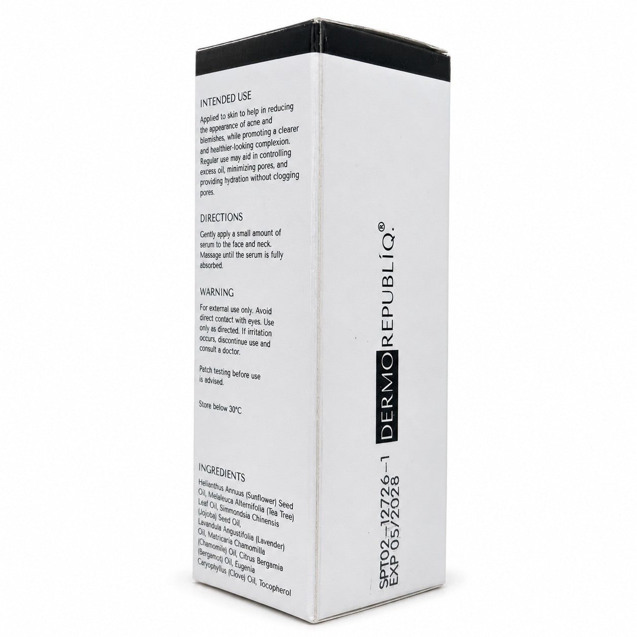 Dermorepubliq 7 Botanical Oils Spot Serum 15ml includes chamomile, bergamot, and clove oils for targeted skincare.