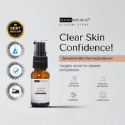 DermorepubliQ Dermo Face Niacinamide Acne & Oil Control Bar Soap + Serum – smooth and refreshed skin