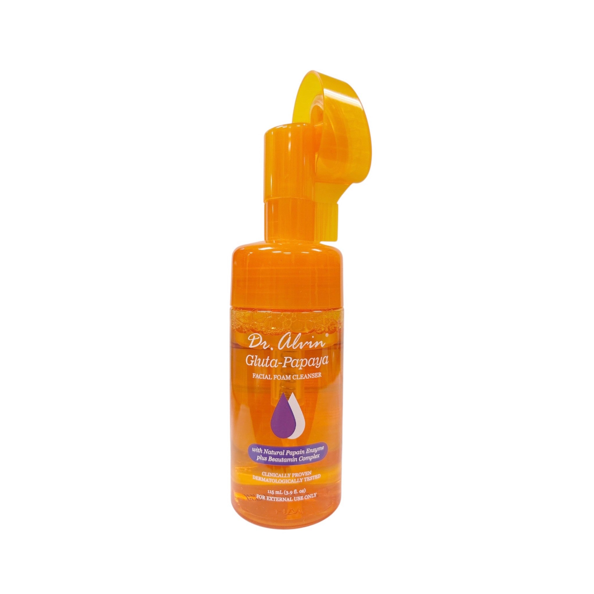 Dr. Alvin Gluta-Papaya Facial Foam Cleanser with Natural Papain Enzyme & Beautamin Complex – 115 mL