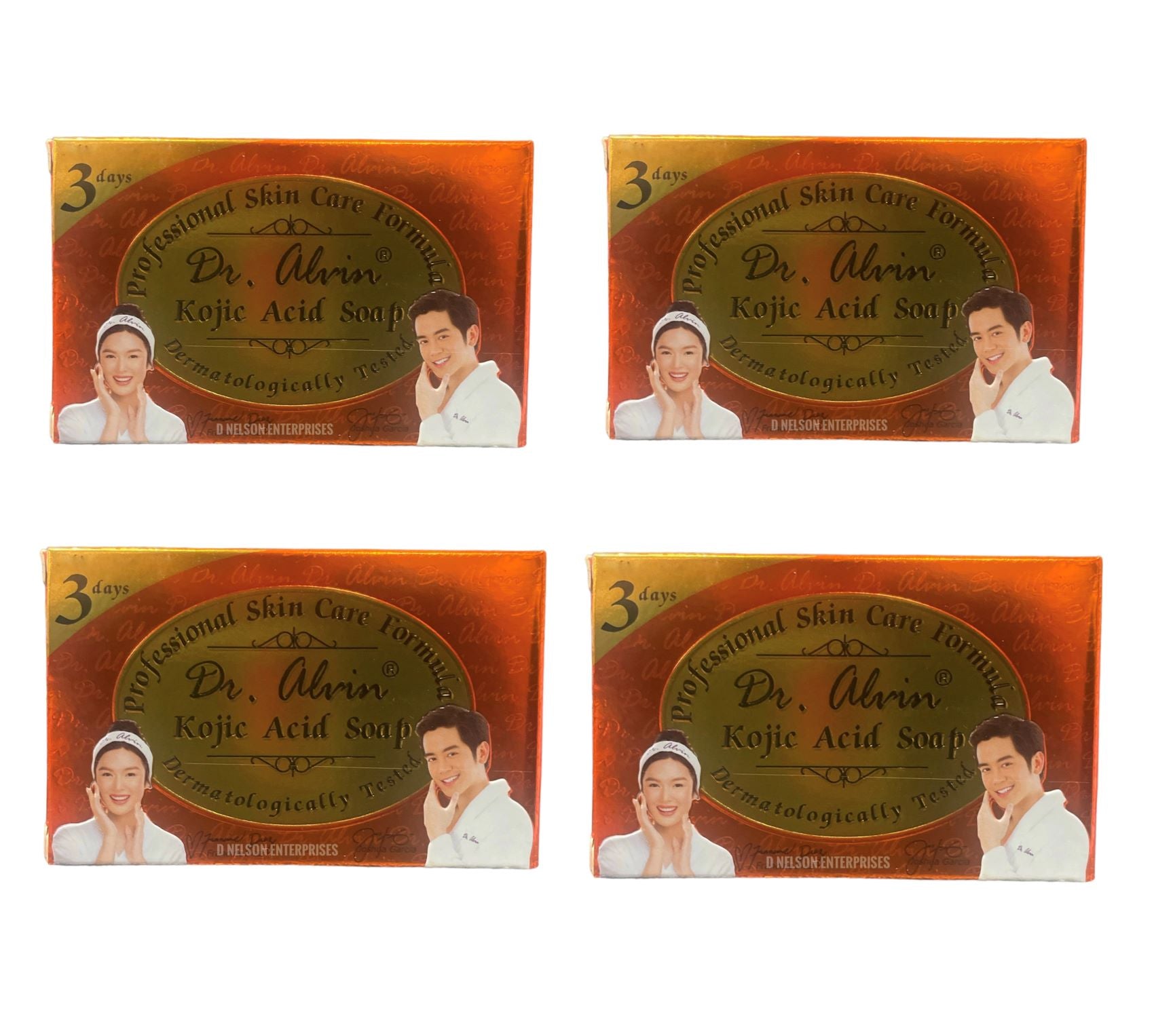 4 Bars Dr. Alvin Kojic Acid Soap, 135g Each