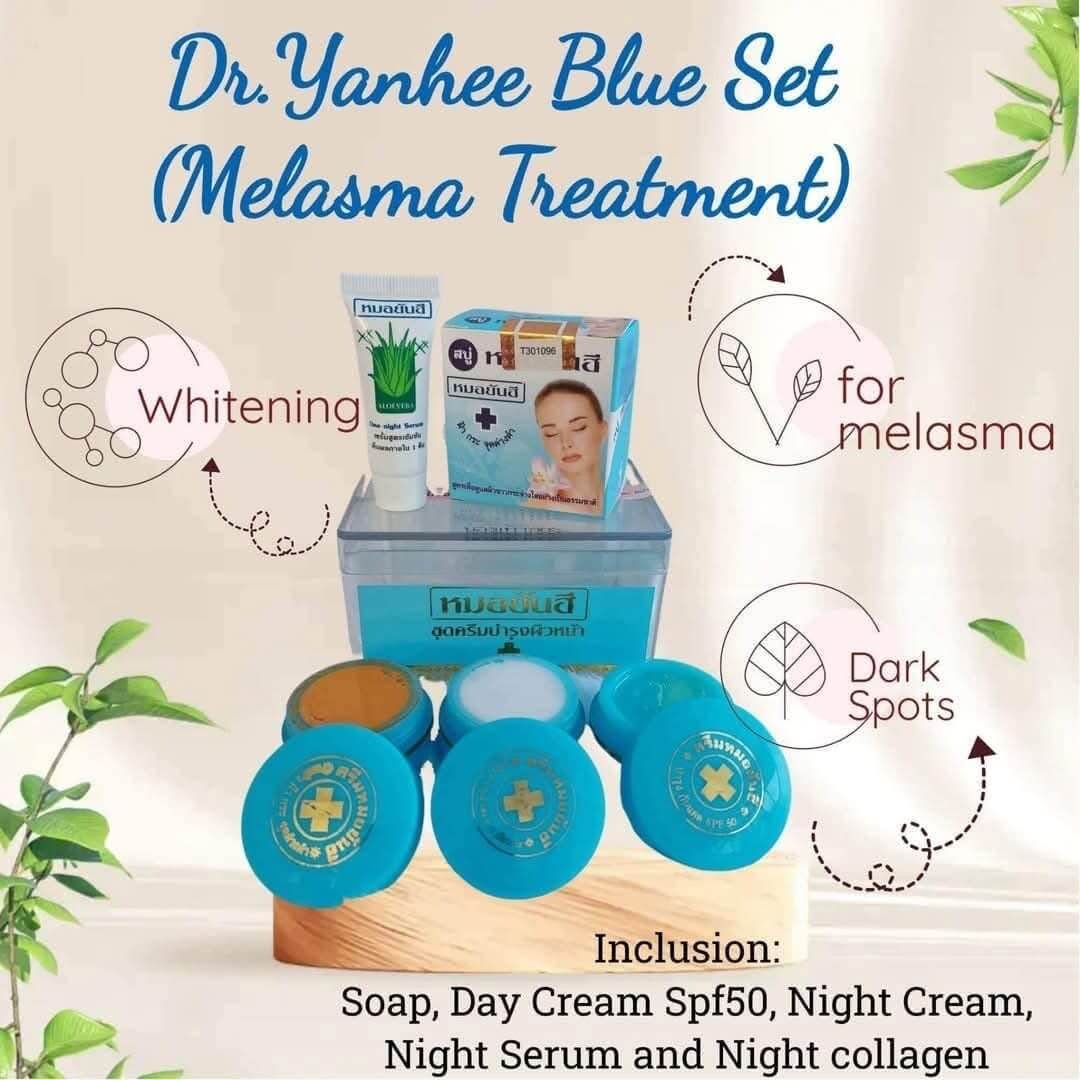 Dr. Yanhee Blue Facial Set designed for all-around facial care