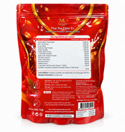 English Version Minako Thai Tea Fiber S+ Instant Black Tea Powder 300g formulated with Inulin as part of its dietary fiber blend.