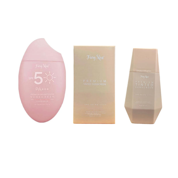 Fairy Skin Premium Sunscreen & Tinted Sunscreen