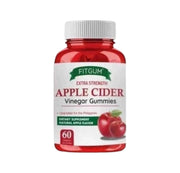 FITGUM Extra Strength Apple Cider Vinegar Apple Flavor, 60 Chewable Gummies