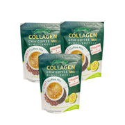 FITGUM Collagen Chia Coffee - 11 in 1 Shape Coffee Mix (3 Packs FITGUM)