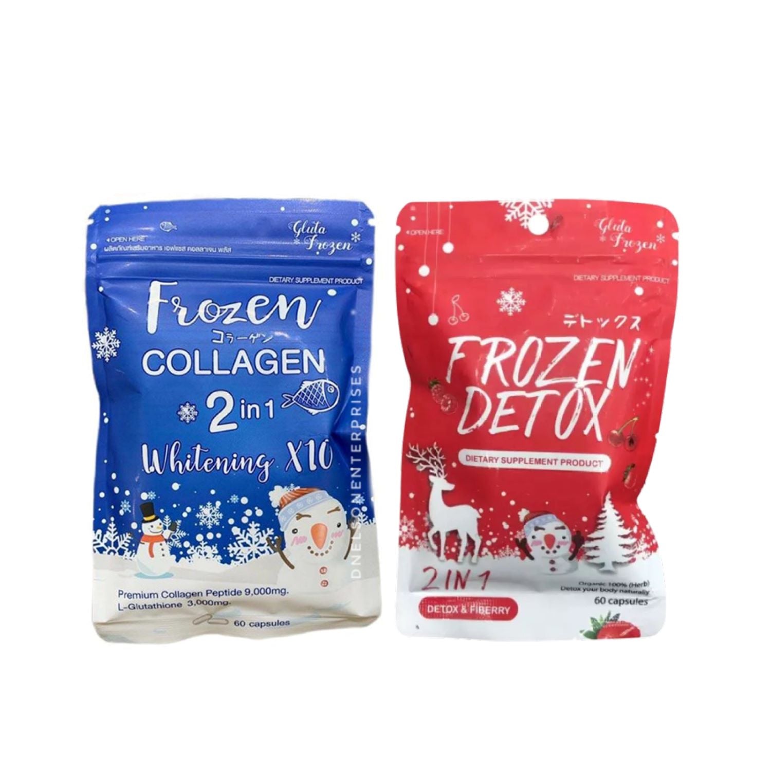 Frozen Collagen Glutathione & Frozen Detox Bundle