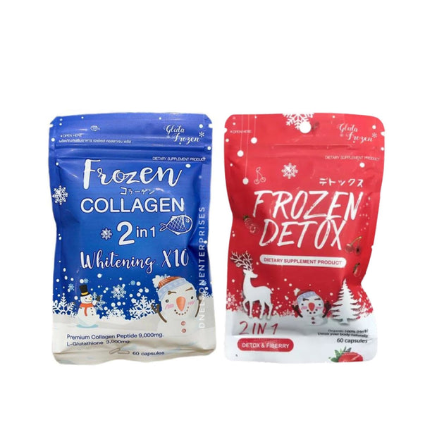 Frozen Collagen Glutathione & Frozen Detox Bundle