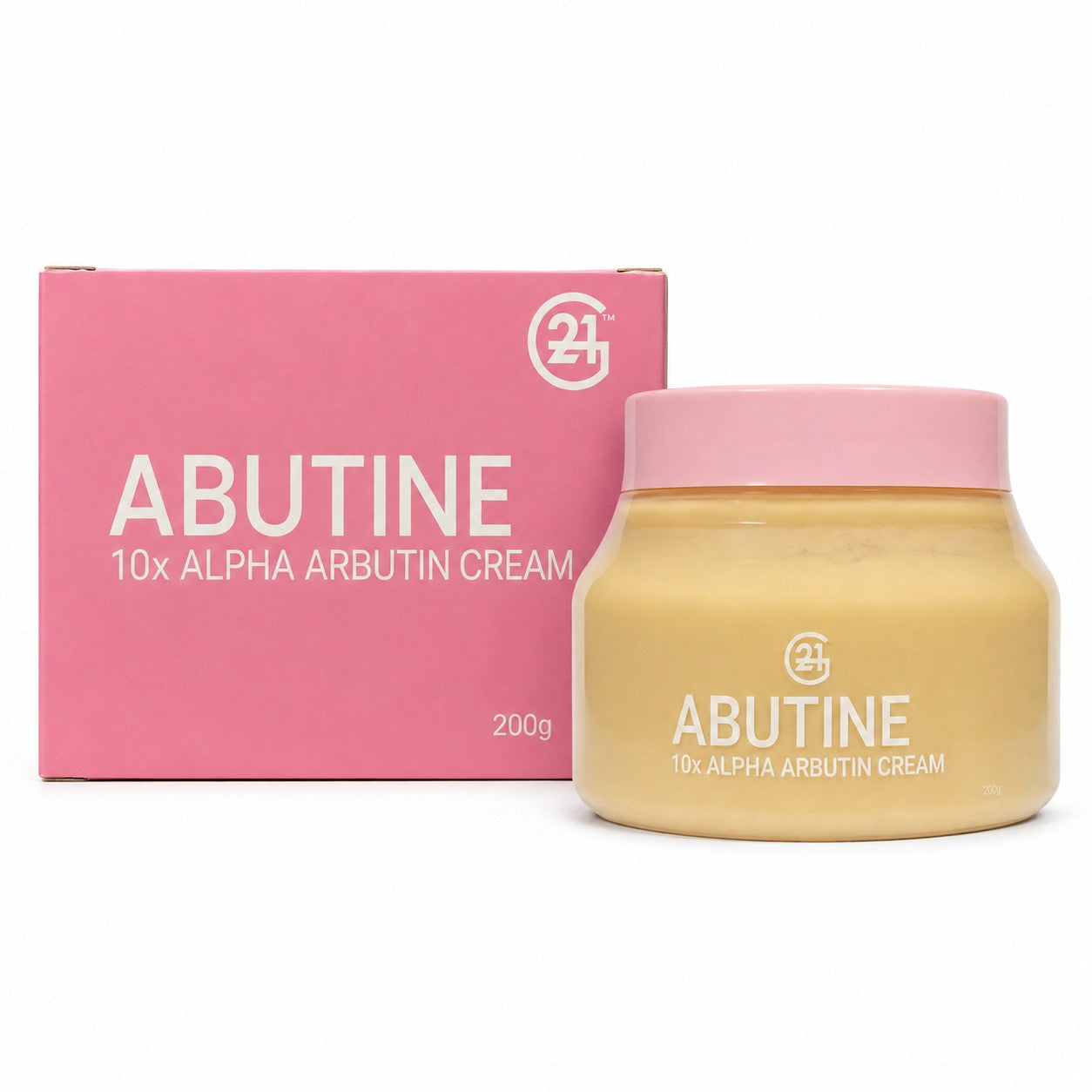 G21 Abutine 10x Alpha Arbutin Cream 200g for a moisture-rich daily skin care routine.